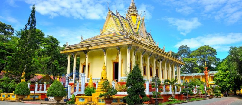 Beauté unique de la pagode Hang à Trà Vinh | Agence de voyage au Vietnam