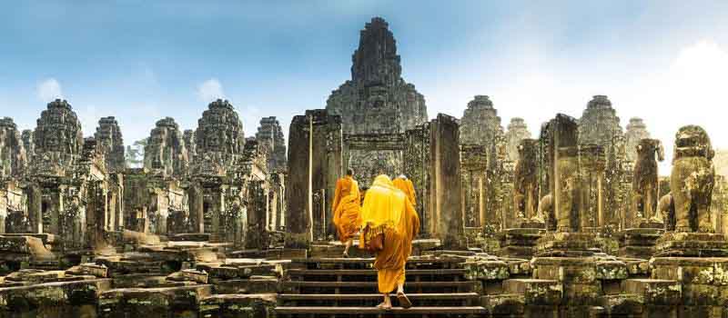 Circuit visite des monuments historiques lors voyage au Cambodge sur mesure