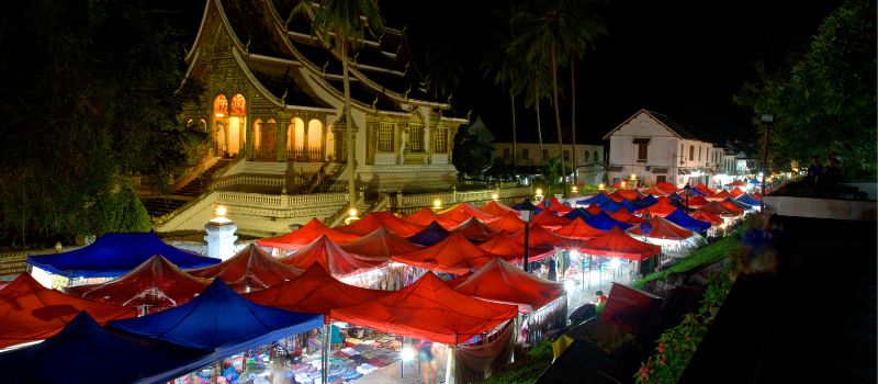 Circuit Visite Marchés Locaux Laos avec notre agence de voyage au Laos