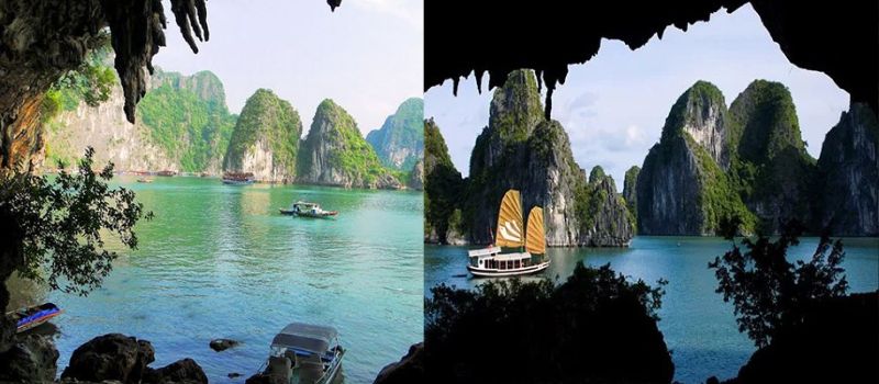 Croisiere en baie Halong pour découvrir la belle grotte de Bo Nau