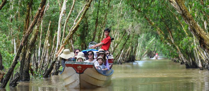 Les types de bateaux disponibles lors d'une croisiere au delta du Mekong