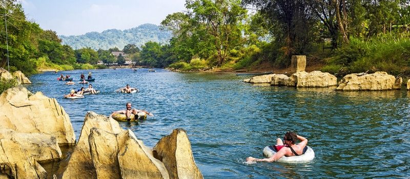 Visite de Vang Vieng au Laos