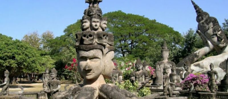 parc du bouddha au laos
