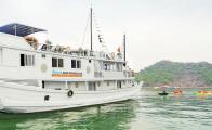 Croisiere en baie Halong sur jonque Alova Gold Halong 2 jours 1 nuit