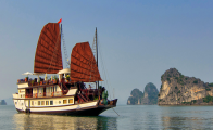 Croisiere en baie Halong sur jonque Black Pearl Ha Long 2 jours 1 nuit