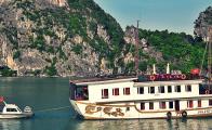 Croisiere en baie Halong sur jonque Valentine Halong 3 jours 2 nuits