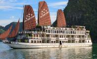 Croisiere en baie Halong sur jonque Victory Star 2 cabines 2 jours 1 nuit