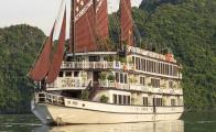 Croisiere en baie Halong sur jonque Victory Star 2 cabines 3 jours 2 nuits