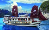 Croisiere en baie Halong sur jonque Viola Halong 2 jours 1 nuit