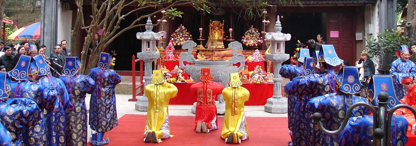 Fête du printemps au temple de Thuong