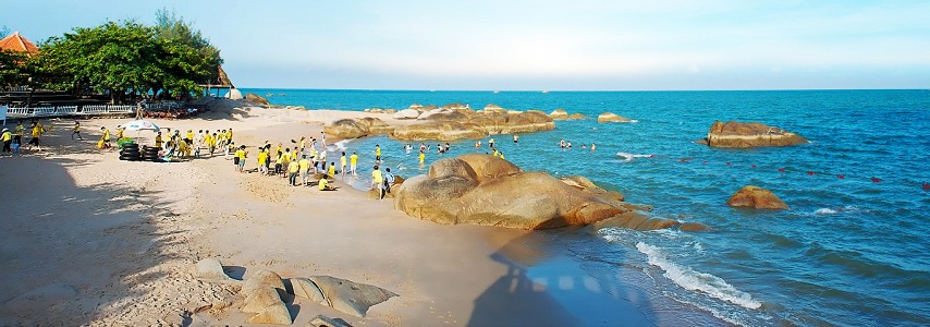 La plage de Long Hai