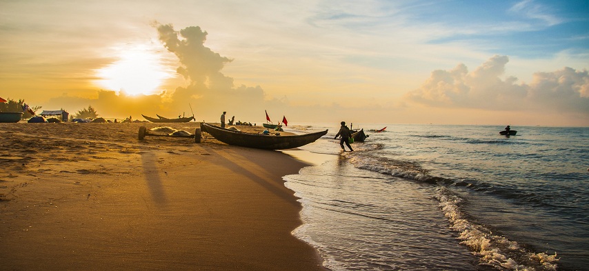 La plage de Long Hai