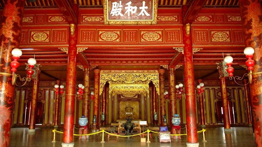 Le palais Thai Hoa à Hue