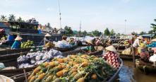 Croisière dans Delta du Mékong: Marchés flottants et villages traditionnels