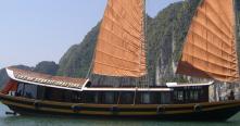 Croisiere en baie Lan Ha sur jonque Cat Ba Imperial 4 cabines 2 jours 1 nuit