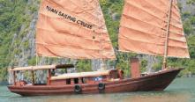 Croisière en baie Lan Ha sur jonque Cat ba Tuan sailing 1 cabine 2 jours 1 nuit