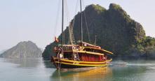 Croisière en baie Lan Ha sur jonque Cat ba Tuan sailing 1 cabine 3 jours 2 nuits