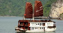 Croisiere en baie Halong sur jonque Violet Halong 2 jours 1 nuit