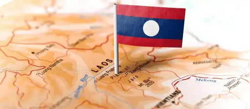 Carte touristique du Laos Carte touristique du Laos