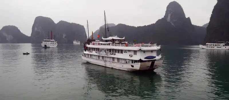 Croisières familiales avec nuitées paisibles en baie d'Halong Croisières familiales avec nuitées paisibles en baie d'Halong