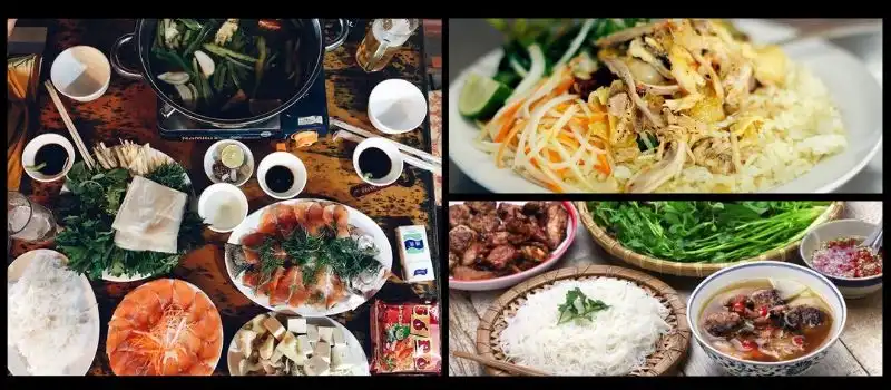 Cuisine variée locale au Vietnam Cuisine variée locale au Vietnam