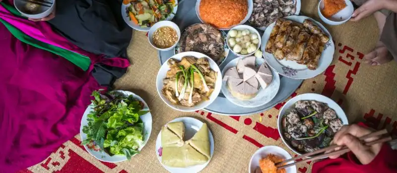 Cuisine vietnamienne dans le Têt Cuisine vietnamienne dans le Têt