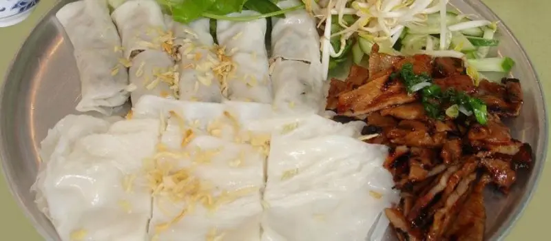 Banh uot thit nuong Banh uot thit nuong