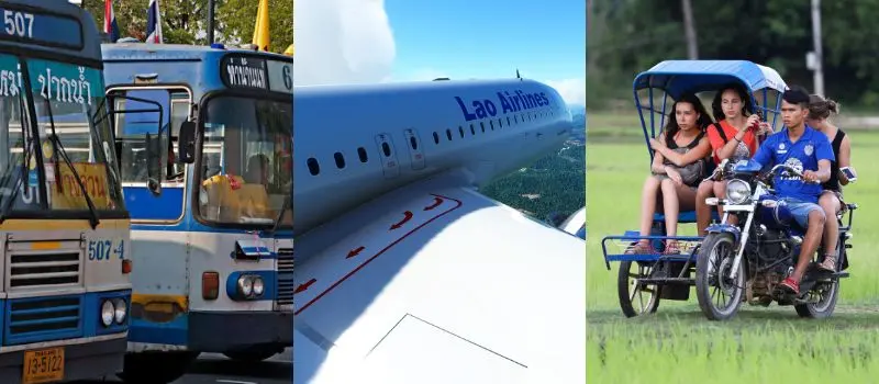 Quels moyens de transport puis-je utiliser pour un voyage au Laos? Quels moyens de transport puis-je utiliser pour un voyage au Laos?