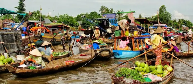 Marché flottant de Cai Be