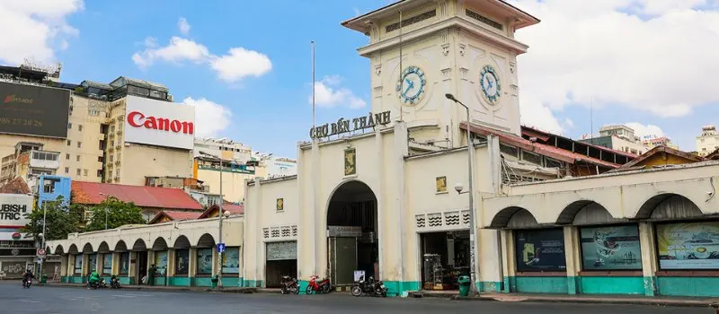 Marché de Ben Thanh à Saigon