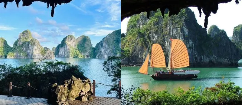 Croisiere en baie Halong pour découvrir la surprenante grotte de Trong Croisiere en baie Halong pour découvrir la surprenante grotte de Trong