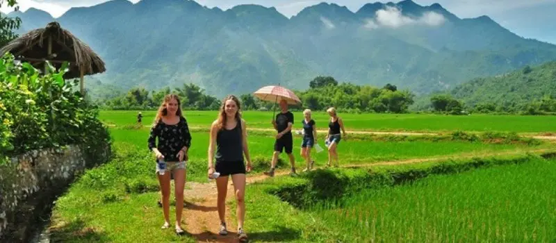 Randonnée au Vietnam à Mai Chau Randonnée au Vietnam à Mai Chau