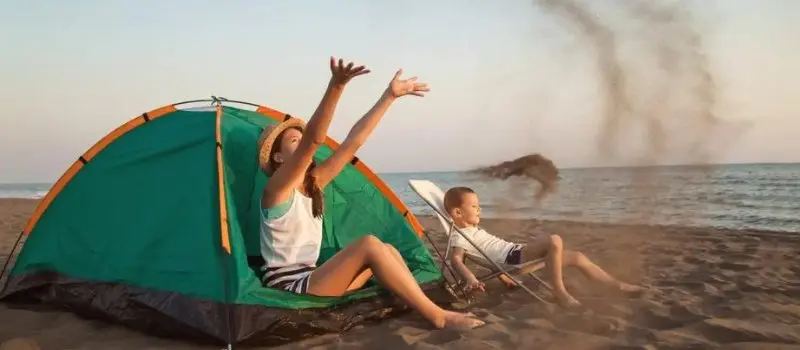 Camping sur la plage de Son My Camping sur la plage de Son My