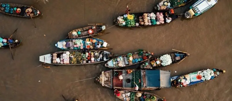 Marché flottant de Cai Rang Marché flottant de Cai Rang