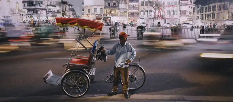 La balade en cyclo-pousse dans le Vieux quartier Hanoi