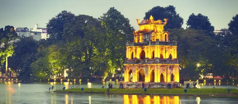 Lac de Hoan Kiem Hanoi
