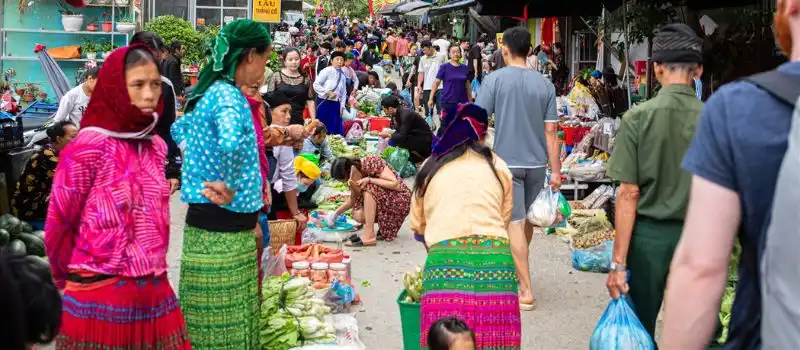 Le marché ethnique de Dong Van Le marché ethnique de Dong Van