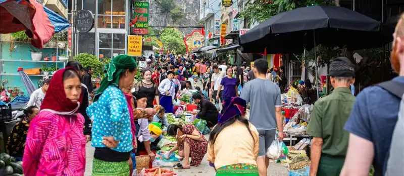 Le marché forain de Ha Giang