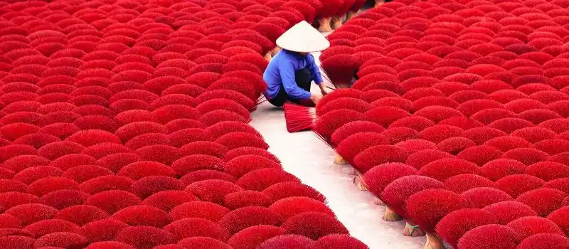 Le village de l'encens de Quảng Ph&uacute; Cầu