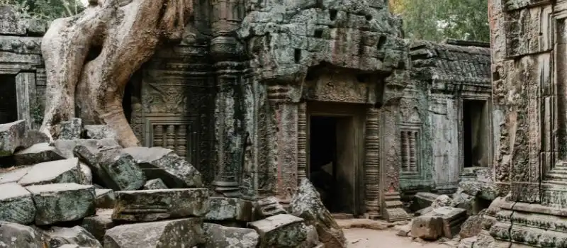 Les célèbres temples d’Angkor