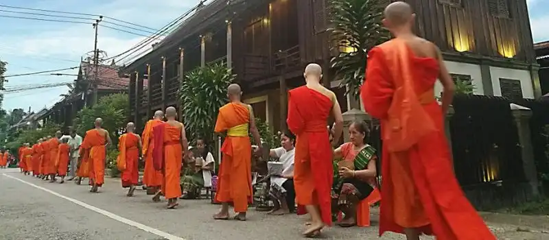 Luang Prabang située dans le Nord du Laos
