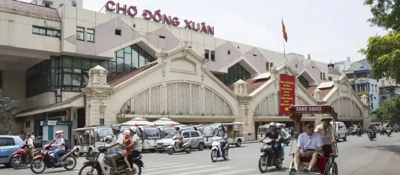 Marché de Dong Xuan Hanoi Marché de Dong Xuan Hanoi