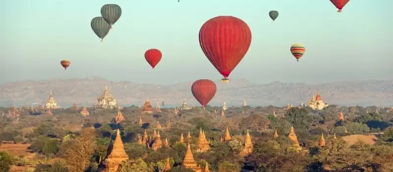 Montgolfière au Cambodge Montgolfière au Cambodge