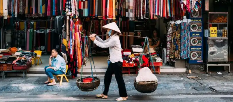 Se promener dans les rues animées Vietnam Se promener dans les rues animées Vietnam