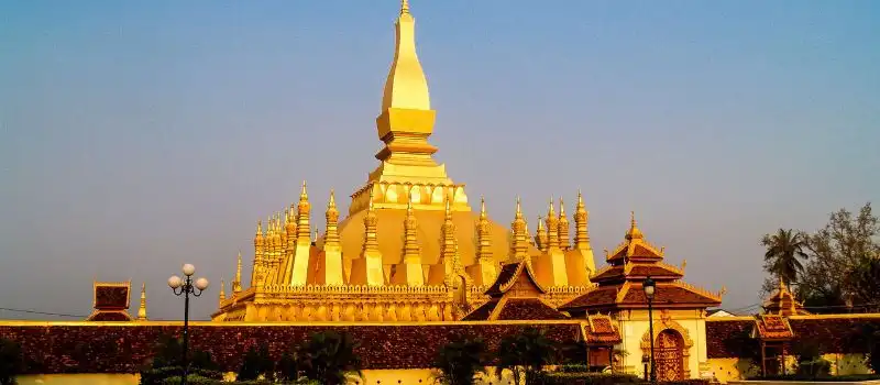 Temple bouddhiste remarquable Pha That Luang Temple bouddhiste remarquable Pha That Luang