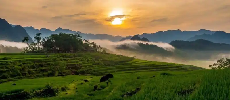 Temps frais à Pu Luong